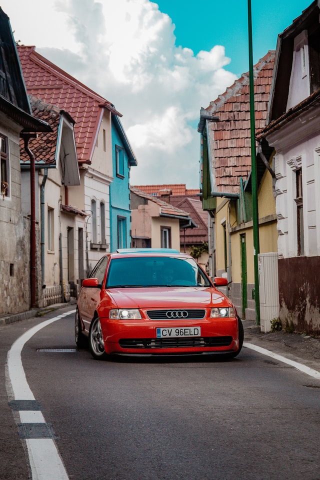 Photo of Adrian's red Audi A3